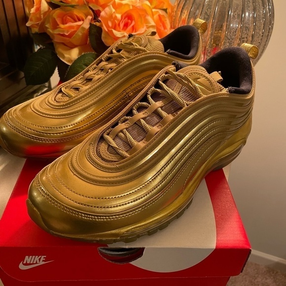The Nike Air Max 97 “Gold Medal” Size 9 Men with Box - Picture 6 of 6